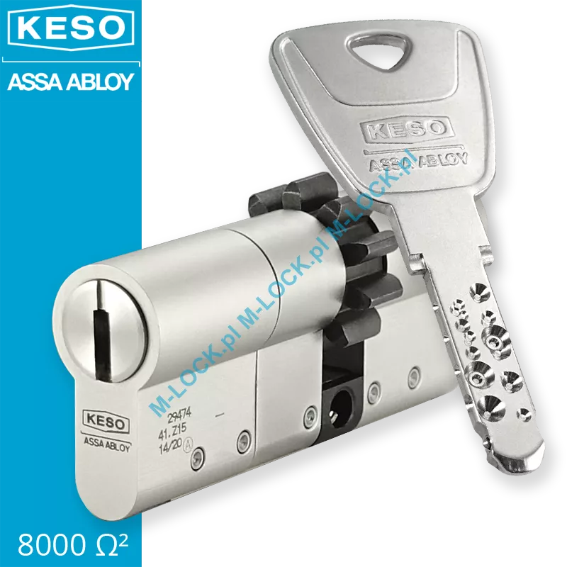 KESO 8000S Omega2 30/45ZN (75 mm), wkładka patentowa