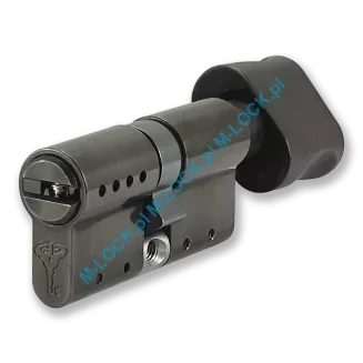 MUL-T-LOCK MTL 400 Modular / Classic PRO 31/31G2NB (62 mm), wkładka patentowa z pokrętłem - black nickel - 3