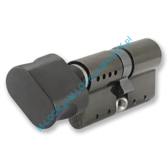 MUL-T-LOCK MTL 400 Modular / Classic PRO 31/31G2NB (62 mm), wkładka patentowa z pokrętłem - black nickel - 4