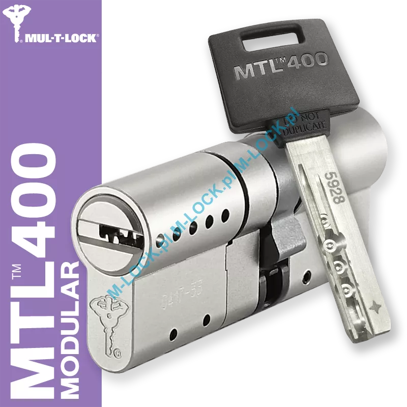 MUL-T-LOCK MTL 400 Modular / Classic PRO 35/45NN (80 mm), wkładka patentowa