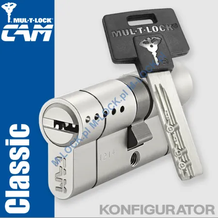 MUL-T-LOCK Classic CAM, wkładka patentowa (konfigurator)