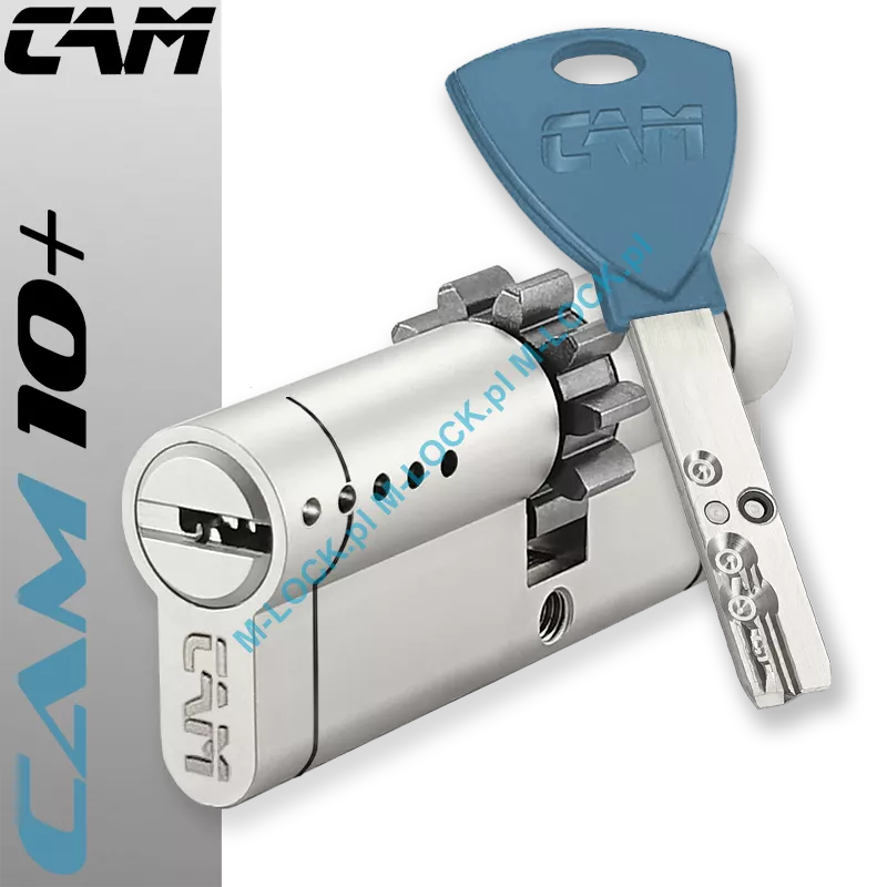 CAM 10+ 33/43ZN (76 mm), wkładka patentowa wkładka patentowa do drzwi WITEX Superlock