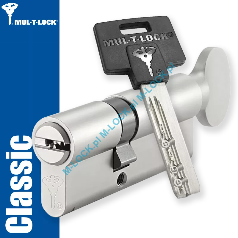 MUL-T-LOCK Classic 31/45G1NN (76 mm), wkładka patentowa z pokrętłem