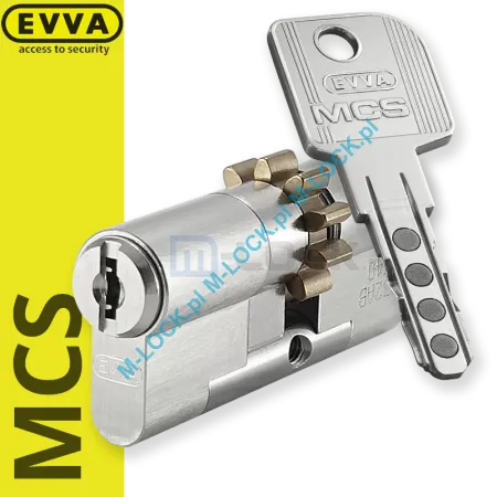 EVVA MCS 31/41ZN (72 mm), wkładka patentowa do drzwi WITEX Super-Lock