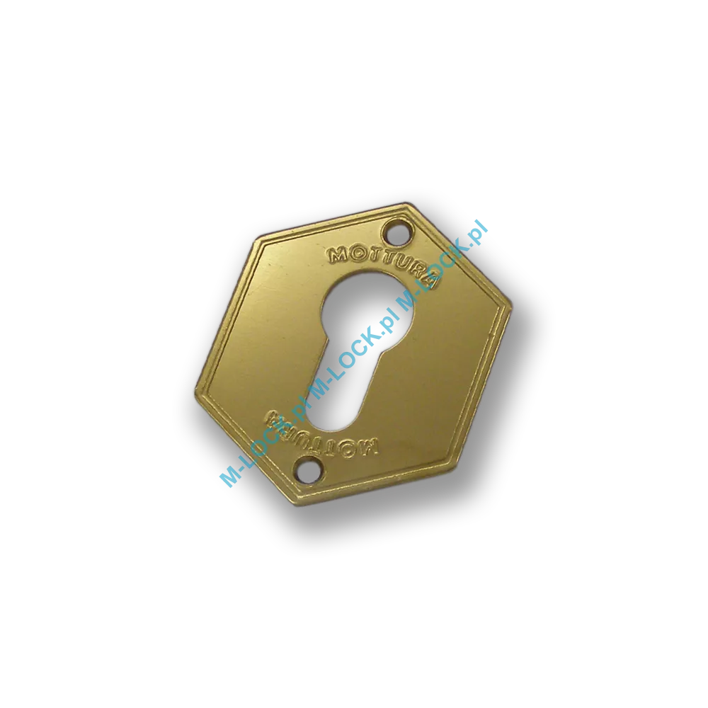 Rozeta na wkładkę MOTTURA 95.297AB, stary mosiądz