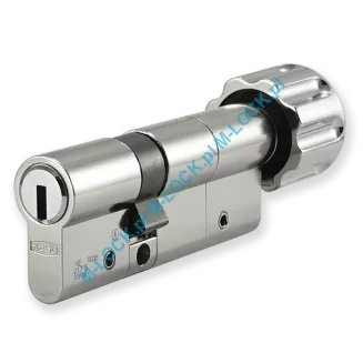 KESO 10RS Omega 30/50G1NN (80 mm), wkładka patentowa z gałką - 2