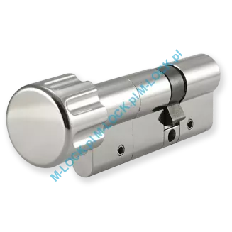 KESO 10RS Omega 30/50G1NN (80 mm), wkładka patentowa z gałką - 3