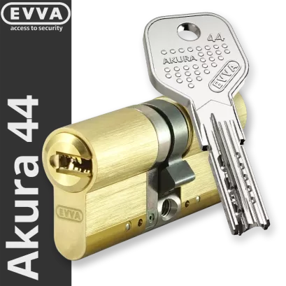 EVVA Akura 44 - wkładka do zamka, KONFIGURATOR - WSZYSTKIE WYMIARY