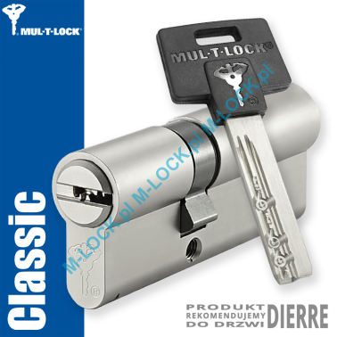 MUL-T-LOCK Classic 31/45NN (76 mm), wkładka patentowa do drzwi Dierre