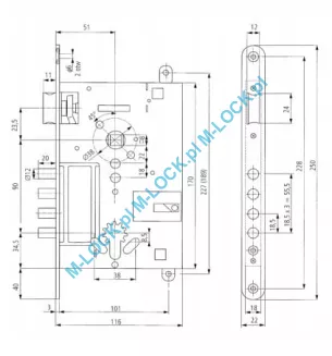 STARK-2, zamek do drzwi LA PORTE - 4