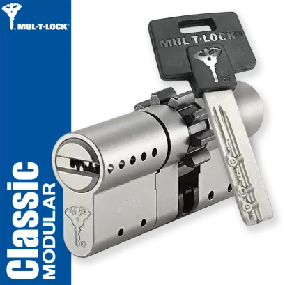 MUL-T-LOCK Classic Modular 33/43ZN (76 mm), wkładka patentowa do drzwi WITEX Super-Lock