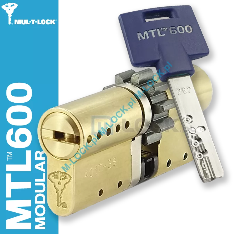 MUL-T-LOCK MTL 600 Modular / Interactive+ 31/40ZM (71 mm), wkładka patentowa