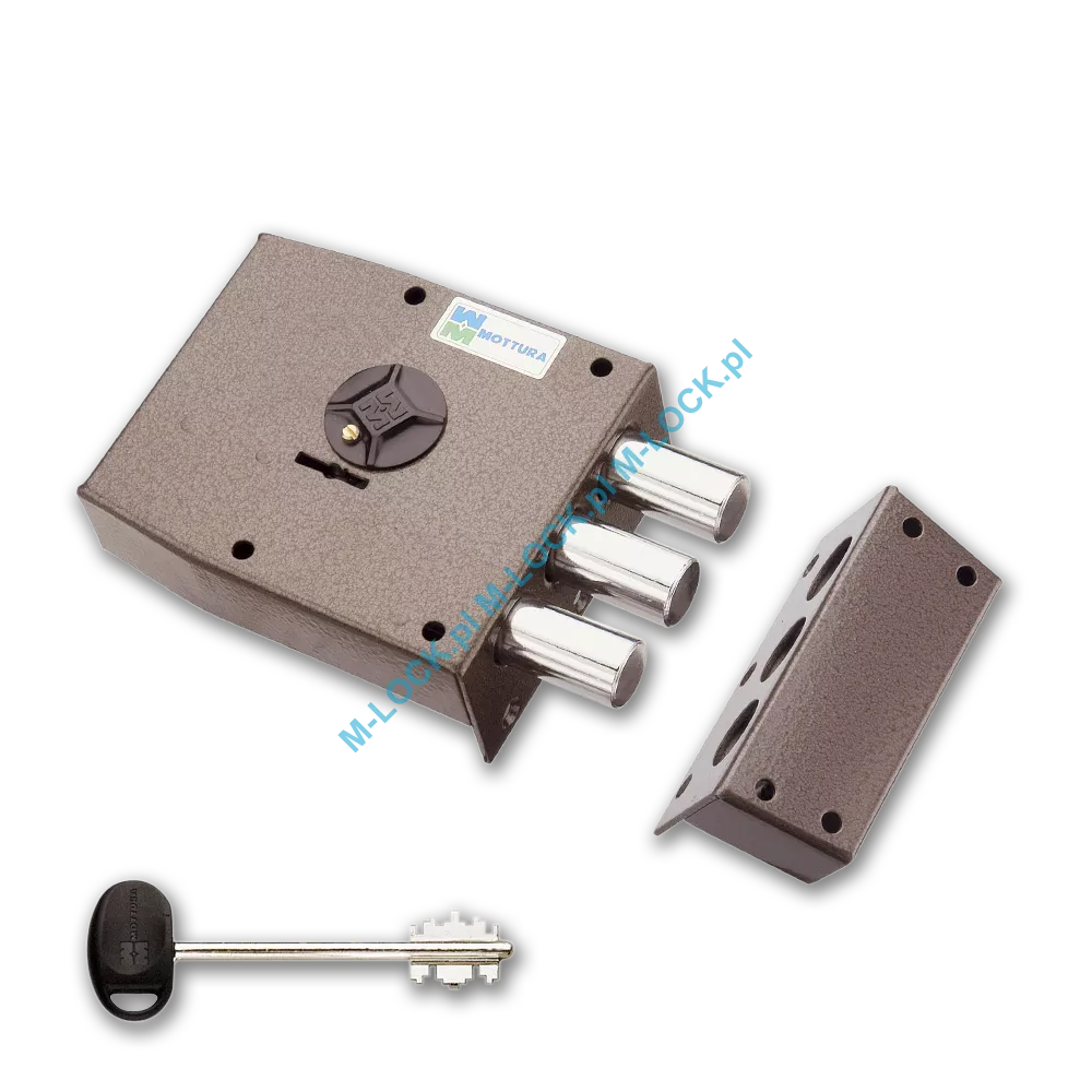 MOTTURA 20.501 zamek na klucz dwupiórowy
