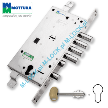 MOTTURA 54.787 zamek centralny-rozporowy, dwusystemowy (niezależny)