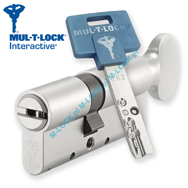MUL-T-LOCK Interactive 31/40G1NN (71 mm), wkładka patentowa z pokrętłem