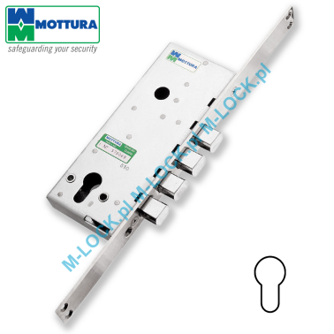 MOTTURA 85.110 zamek jednopunktowy na wkładkę