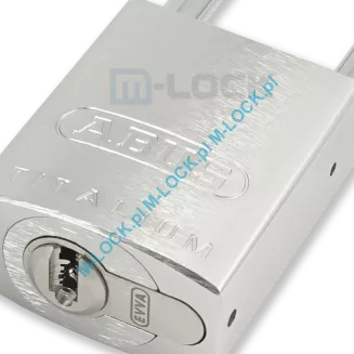 ABUS-86TI-45/HB80 TITALIUM / kłódka z wkładką EVVA AKURA 44, domówienie kłódki do kodu (do karty) - 3