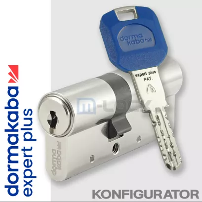 DormaKaba EXPERT PLUS, wkładka patentowa (konfigurator)
