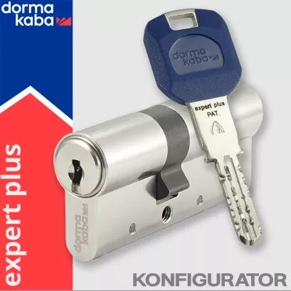 DormaKaba EXPERT PLUS, wkładka patentowa (konfigurator)
