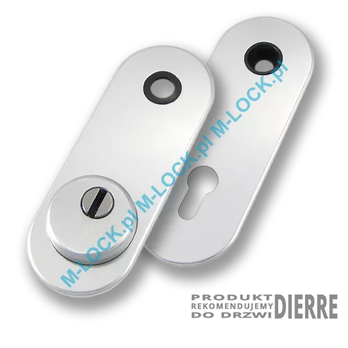 Szyld antywłamaniowy PROTECTOR AF-0338-AAd, dierre/chrom matowy