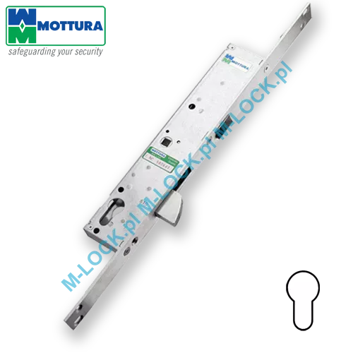 MOTTURA 47.110 zamek profilowy, klamkowy z ryglem semaforowym