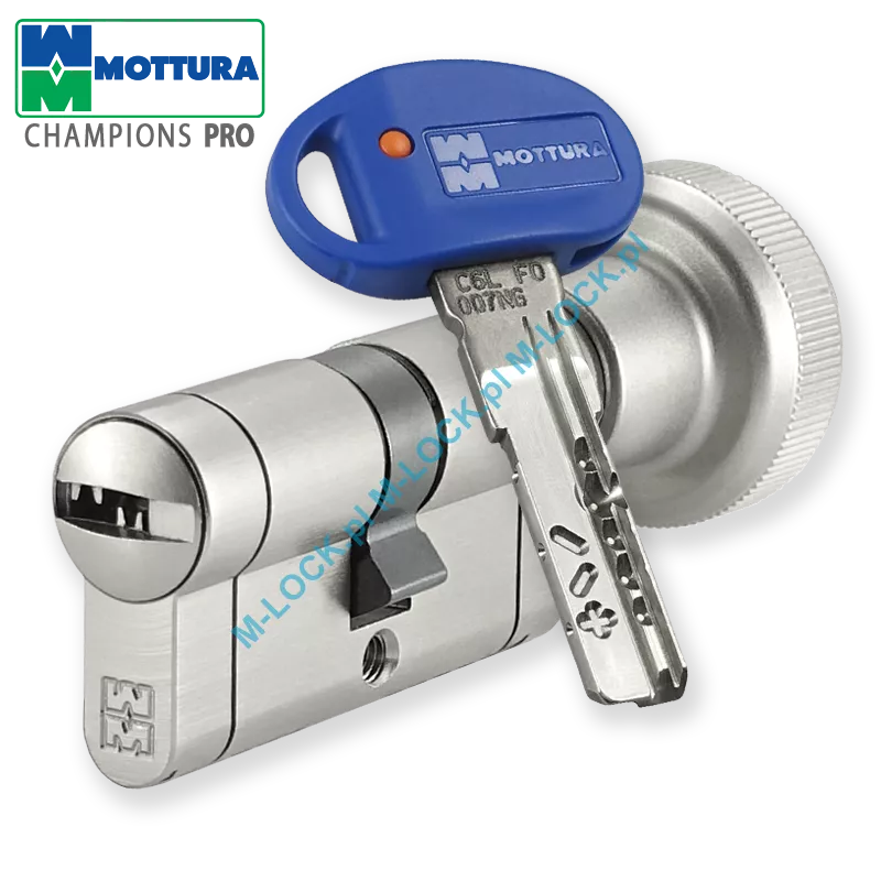 MOTTURA Champions PRO 31/31G2NN (62 mm), wkładka patentowa z pokrętłem