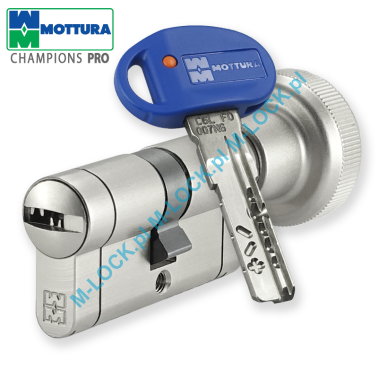 MOTTURA Champions PRO 31/31G2NN (62 mm), wkładka patentowa z pokrętłem