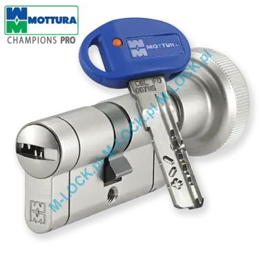MOTTURA Champions PRO 31/31G2NN (62 mm), wkładka patentowa z pokrętłem