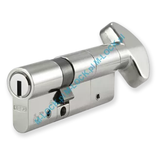 KESO 10RS Omega 30/50G2NN (80 mm), wkładka patentowa z pokrętłem - 2