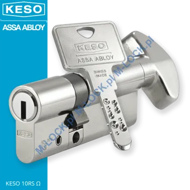 KESO 10RS Omega 30/50G2NN (80 mm), wkładka patentowa z pokrętłem