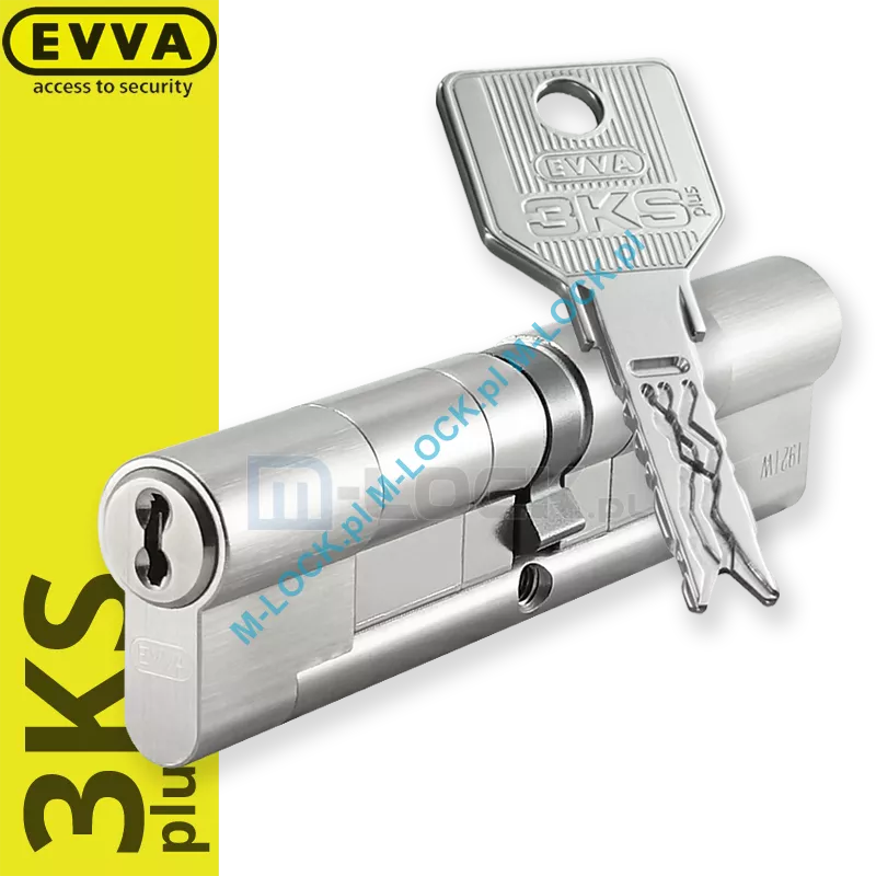 EVVA 3KSplus 61/61NN (122 mm), wkładka patentowa