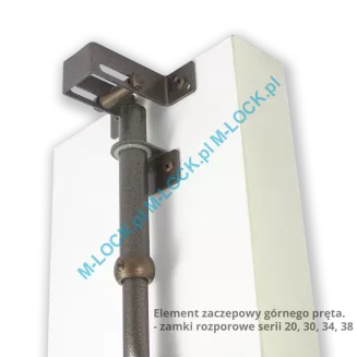MOTTURA 38.630 zamek rozporowy na wkładkę patentową z zatrzaskiem - 9
