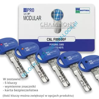 ZESTAW Nr 165B do drzwi Dierre - MOTTURA Champions Modular (montaż Warszawa) - 2