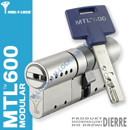 MUL-T-LOCK MTL 600 Modular / Interactive+ 35/45NN (80 mm), wkładka patentowa do drzwi Dierre