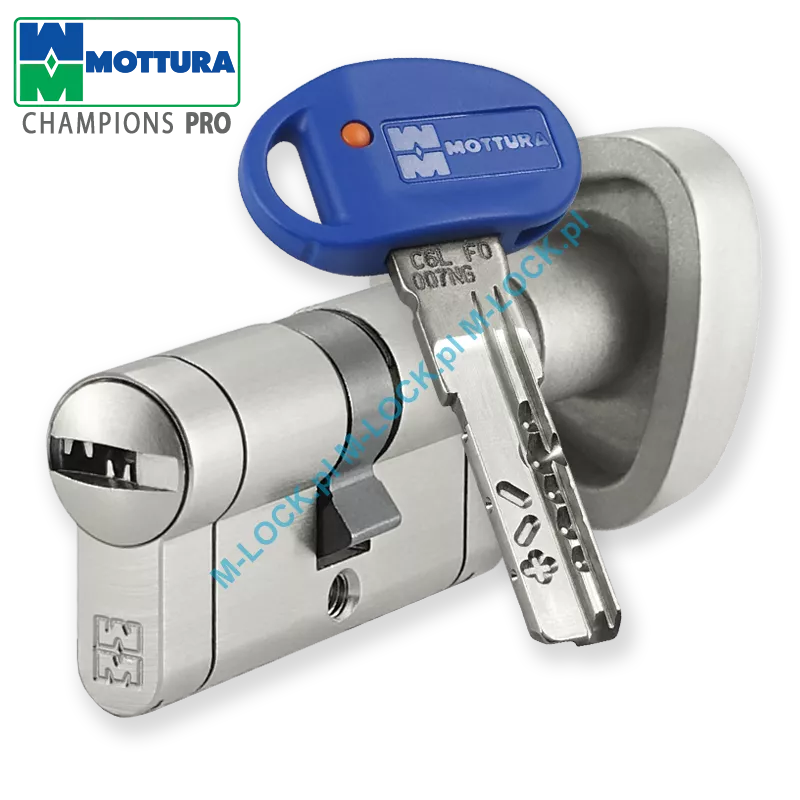 MOTTURA Champions PRO 31/31G3NN (62 mm), wkładka patentowa z pokrętłem