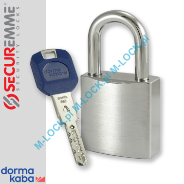 SECUREMME 7550XCS / DormaKaba PENTA CROSS, kłódka hartowana