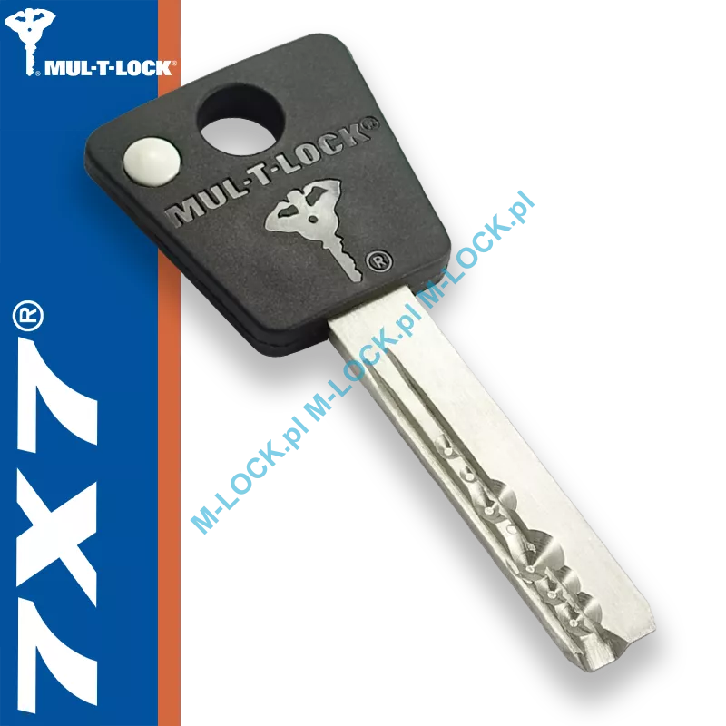 MUL-T-LOCK 7X7 dorobienie klucza do karty (profil 076)