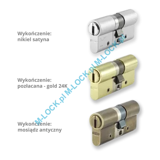 KESO 4000S Omega 30/40ZN (70 mm), wkładka patentowa do drzwi WITEX Super-Lock - 6