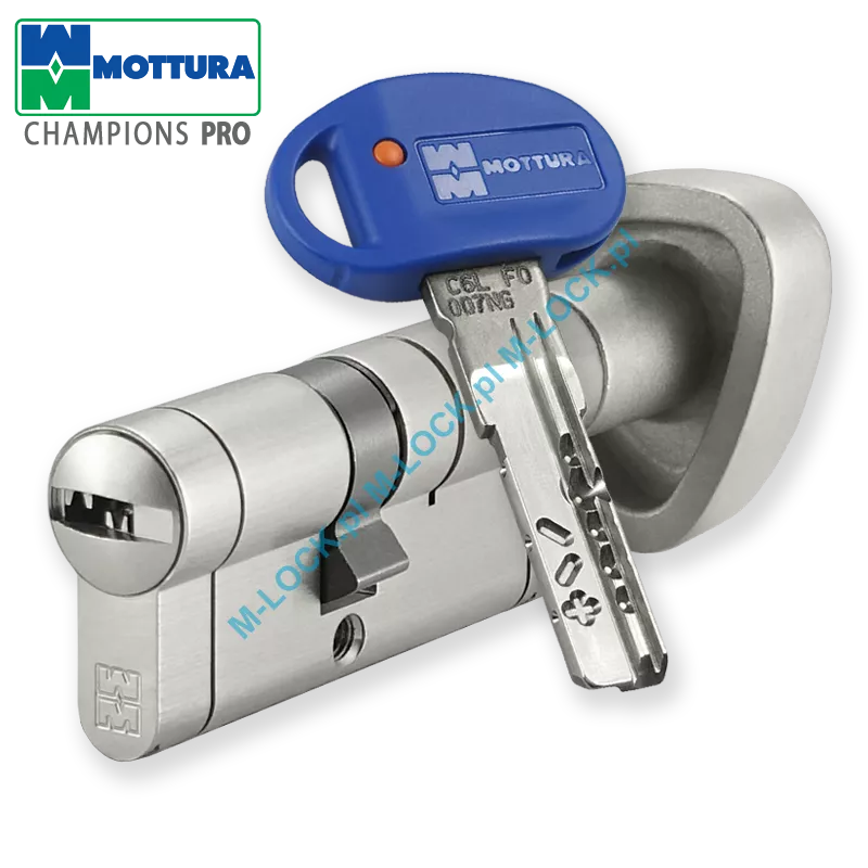 MOTTURA Champions PRO 31/41G3NN (72 mm), wkładka patentowa z pokrętłem