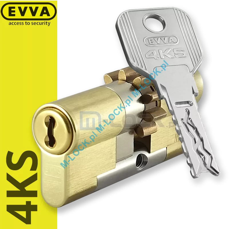 EVVA 4KS 31/41ZM (72 mm), wkładka patentowa do drzwi WITEX Super-Lock