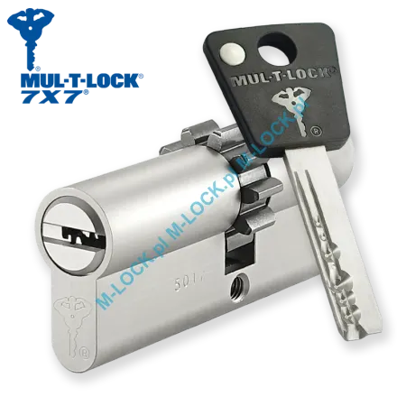 MUL-T-LOCK 7X7 33/43ZN (76 mm), wkładka patentowa