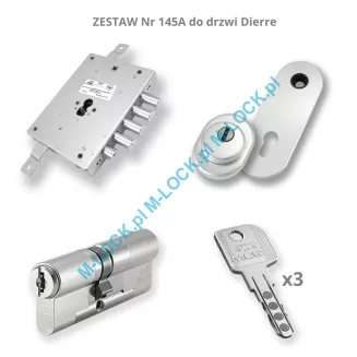 ZESTAW Nr 145A do drzwi Dierre - EVVA MCS (montaż Warszawa) - 3
