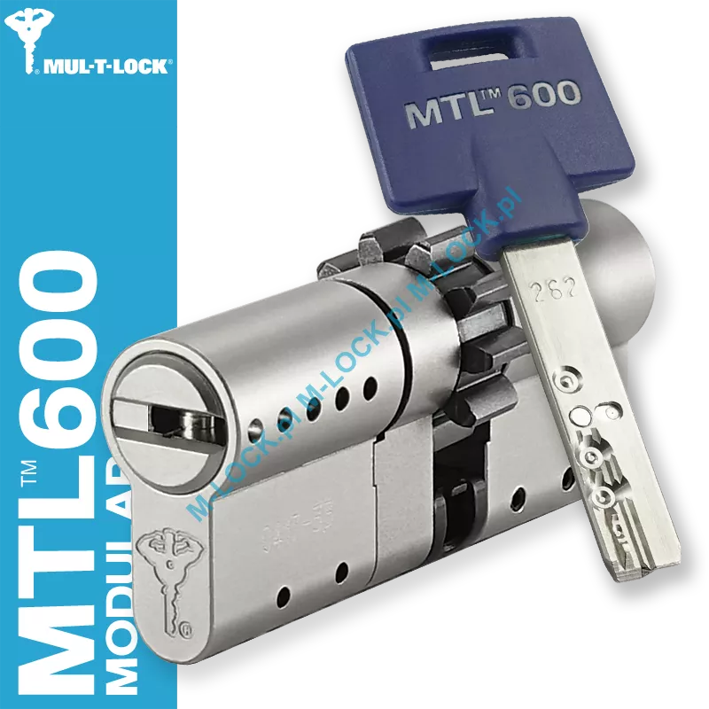 MUL-T-LOCK MTL 600 Modular / Interactive+ 33/43ZN (76 mm), wkładka patentowa