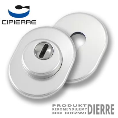 Szyld antywłamaniowy do drzwi Dierre, PROTECTOR CI-0131-AA (chrom matowy)