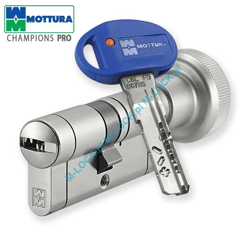 MOTTURA Champions PRO 31/36G2NN (67 mm), wkładka patentowa z pokrętłem