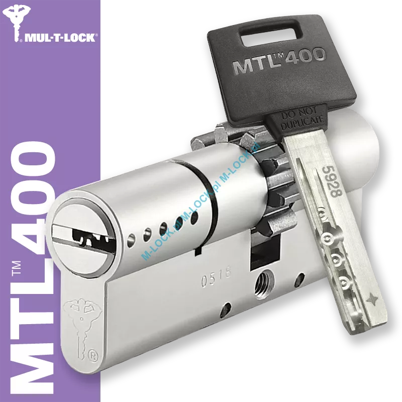 MUL-T-LOCK MTL400 (33/48ZN - 81 mm), wkładka patentowa do drzwi WITEX Super-Lock