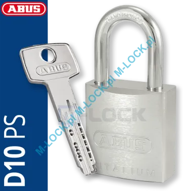 ABUS-86TI-55 TITALIUM / kłódka z wkładką ABUS D10PS