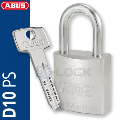 ABUS-86TI-55 TITALIUM / kłódka z wkładką ABUS D10PS