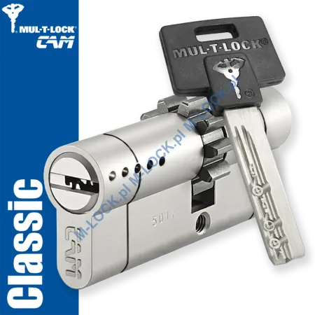 MUL-T-LOCK Classic CAM 33/43ZN (76 mm), wkładka patentowa