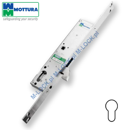 MOTTURA 47.200 zamek profilowy z ryglem semaforowym (hak)